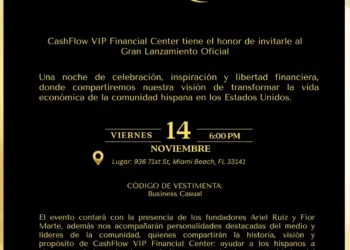 CashFlow VIP Financial Center lanza oficialmente su centro financiero
