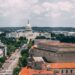 white domed government building