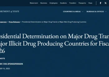 Colombia descertificada para 2026 en su lucha contra el narcotráfico