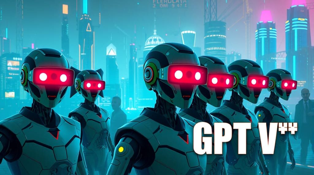 a poster for GPT5 in the style of GTA-V