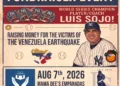 Ex Yankee Luis Sojo presenta un fundraiser por la victimas de los terremotos en Venezuela