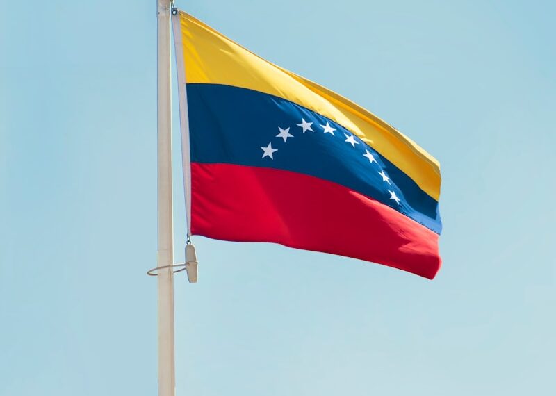 a flag on a pole