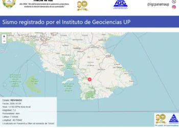 Sismo de magnitud 7.2 sacude a Panamá