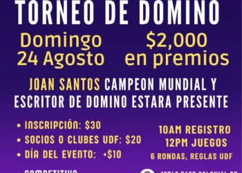 poster promo torneo domino UDF orlando