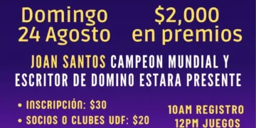 poster promo torneo domino UDF orlando